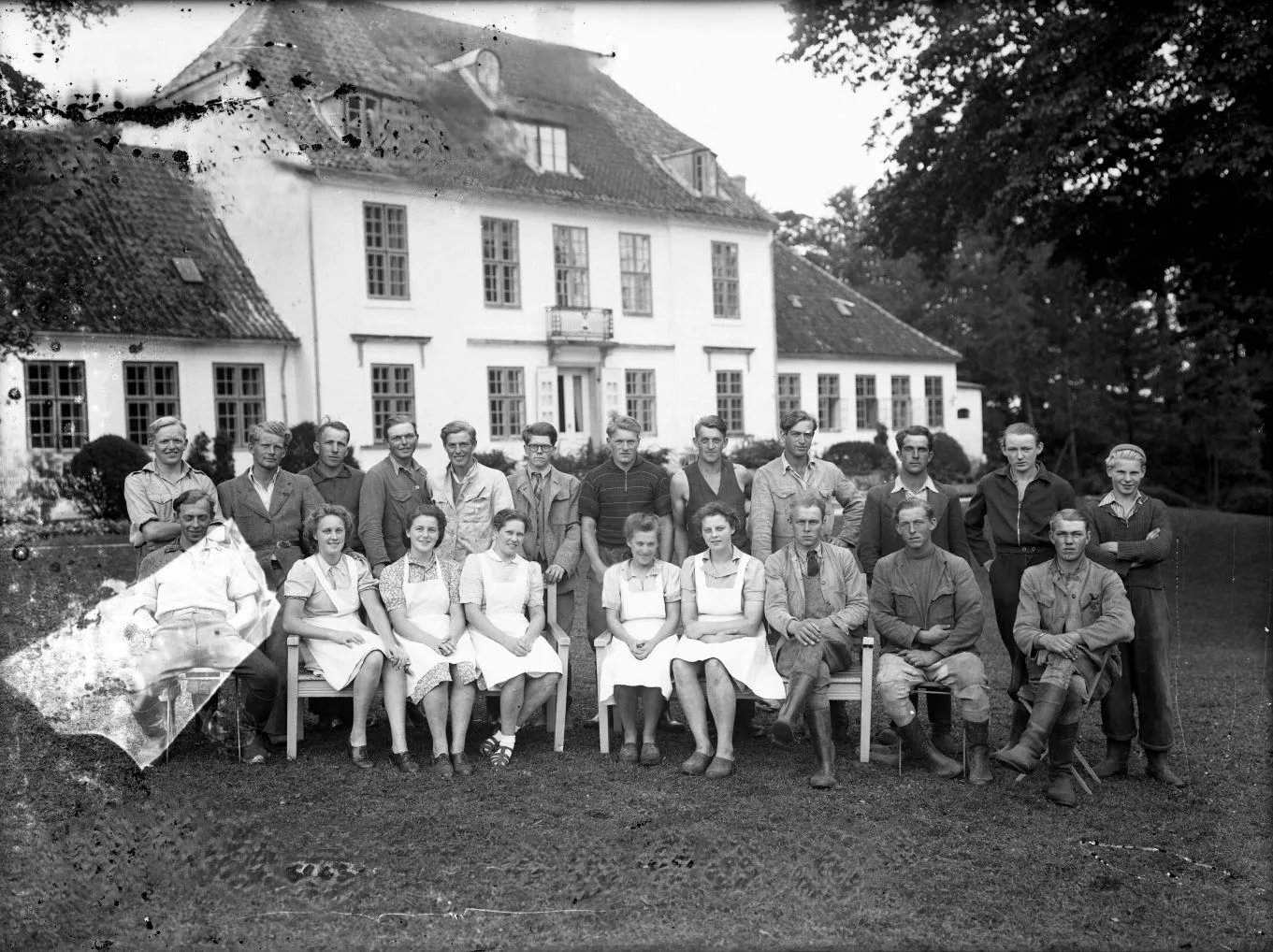 200.8 Edelgave år 1943 skadet negativ